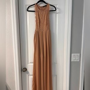 Gorgeous jumpsuit with lace detail. Size small!